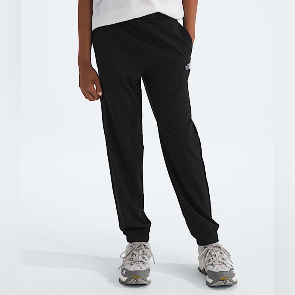 The North Face Boys On The Trail Pants XS 6 Black FlashDry Lightweight Hiking